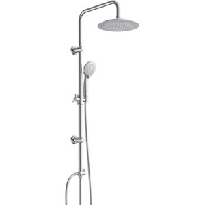 Stijlvolle Zelfklevende Douche Set met Regendouche en Handdouche Zonder Boren