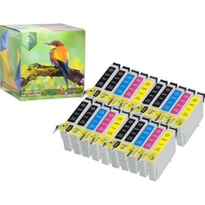 Ink Hero - 20 Pack - Inktcartridge / Alternatief voor de Epson Stylus Office T0615 T0611 T0612 T0613 T0614 D3850 D4200 DX4250 D68 D68 D68 D88 D88+ DX3800 DX3850 DX3850+ DX4200 DX4800 DX4850 DX4850+