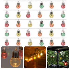 Cheqo® Draadloze Feestverlichting - Multicolor LED Bolletjes - 4.50 meter - Op Batterijen - 30 Lampjes - Feestslinger - Sfeerverlichting - Multicolor - Lichtsnoer - Voor Binnen
