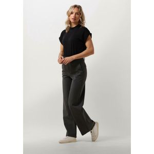 Minus Mavelyn Modal Blouse Tops & T-shirts Dames - Shirt - Zwart - Maat L