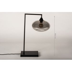 Lumidora Tafellamp 31045 - E27 - Zwart - Grijs - Metaal