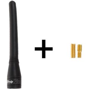 ProPlus Auto Antenne - 10 cm - Universeel - Inclusief M5 & M6 Adapters