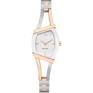 Danish Design IV67Q1122 horloge dames - zilver en ros� - titanium bicolor