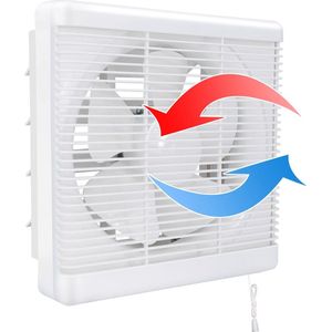 Afvoerventilator 800 m³/h Ø 250 mm - Omkeerbaar, Sterke Luchtstroom, Wandmontage voor Keuken, Badkamer en Kelder