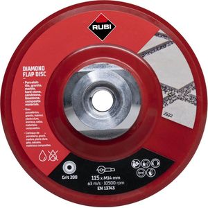 Rubi Flap Disc 115 mm Korrel 200