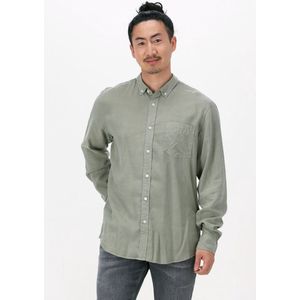 Dstrezzed - Overhemd Groen - Heren - Maat XL - Regular-fit