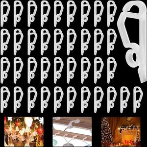 Kerstlichtclip Mini-Dakgoot Lichtketting Bevestiging - Set van 80 Stuks, Hanghaken voor Regenpijp, Accessoires voor Kersttuindecoratie