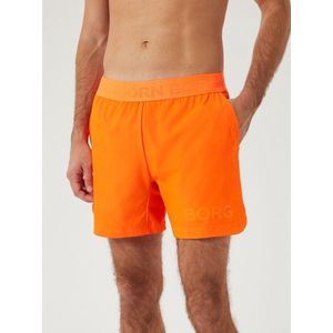 Björn Borg Short Trainingshort - Shocking Orange - Maat XL - Kort model - Recycled Polyester