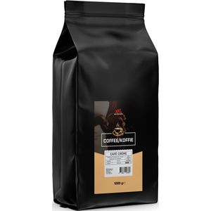 XXL Nutrition - Coffee Koffiebonen Café Crème - Heerlijke Koffieblend met Caffeïne - 1 Zak Koffie Bonen à 1000 Gram