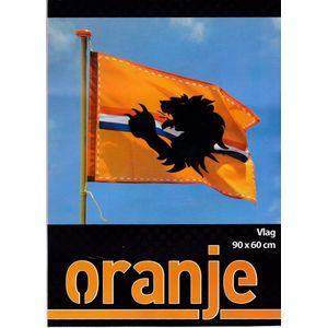 Oranje Gevelvlag 90 x 60 cm - Koningsdag - EK/WK Voetbal