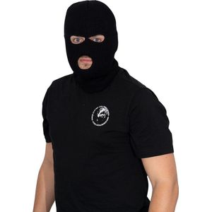 Masker - arrestatieteam - bivakmuts - zwart - 2 stuks