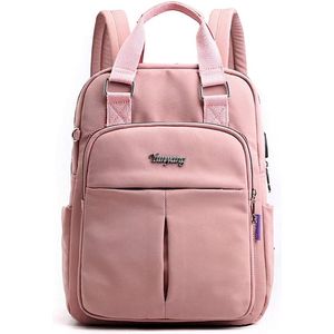 Laptoprugzakken Meisjes College Schoolrugzak met USB-oplaadpoort Handtassen voor dames Casual daypacks Tieners Knapzak voor buiten Reizen Winkelen Werk Camping rugzak Boekentas Duurzaam nylon