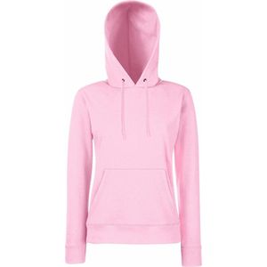 Fruit of the Loom - Lady-Fit Classic Hoodie - Lichtroze - XL
