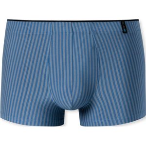 SCHIESSER Long Life Soft boxer (1-pack) - heren shorts oceaanblauw gestreept - Maat: XL