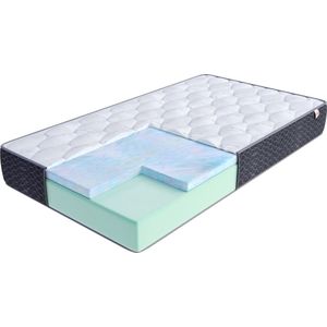 FDM® Matelas MERIDO 120x200 cm - Hauteur 30 cm H3 - Matelas en mousse froide - Double face - 7 zones - Öko-Tex