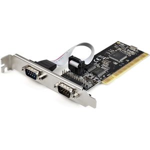 StarTech.com PCI Serial Parallel Combo Card with Dual Serial RS232 Ports (DB9) & 1x Parallel LPT Port (DB25) - PCI Combo Adapter Card - PCI Expansion Card Controller - PCI to Printer Card