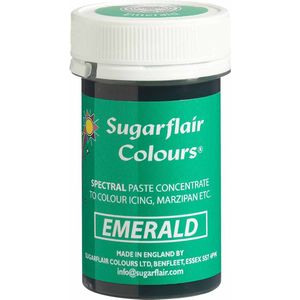 Sugarflair Spectral Concentrated Paste Colours Voedingskleurstof Pasta - Smaragd - 25g
