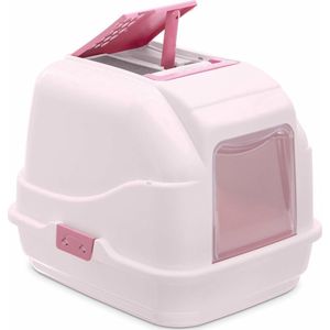 Imac Easy Cat - Roze - Kattenbak - 40,5 x 50 x 41 cm