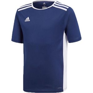 adidas Sportshirt - Maat 116  - Unisex - donkerblauw,wit