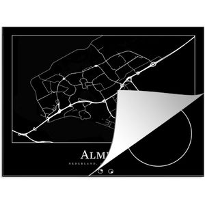 Inductie beschermer - Inductie Mat - Kookplaat beschermer - Almere - Stadskaart - Kaart - Plattegrond - Inductie beschermer - Inductie Mat - Kookplaat Beschermer - 57.6x51.6 cm - Afdekplaat inductie - Inductiebeschermer
