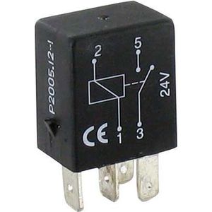 Relais – 24 Volt 10 ampere – 4 polig – aan / uit - TCP