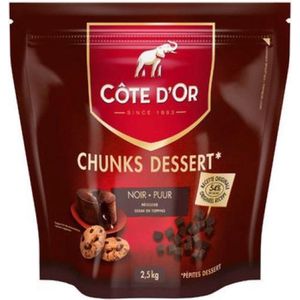 Côte d'Or Chunks Dessert Dark Chocolate - 2,5 kg