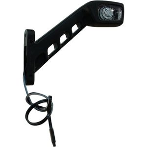 Contourlamp WAS 238P/W48 rood / wit / oranje, rechts, DC kabel 500mm., 2x0,75mm² - Contourverlichting - Aanhanger verlichting - WAS