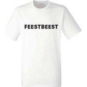 Feestbeest heren t-shirt | festival | carnaval | cadeau | maat XXL