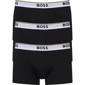 HUGO BOSS Power trunks (3-pack) - heren boxers kort - rood - blauw - zwart - Maat: S