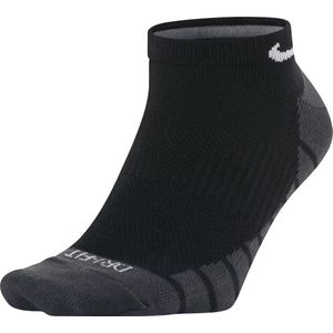 Nike Dry Lightweight No-Show Enkelsokken Hardloopsokken - Maat 46-50 - Unisex - zwart/grijs/wit