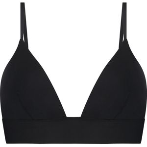 Hunkemöller Dames Lingerie Triangel bralette Smooth - Zwart - maat S