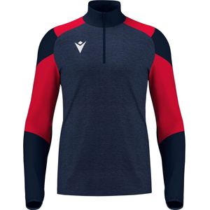 Macron Glory Izel Ziptop Kinderen - Marine / Rood | Maat: 7-8 Y