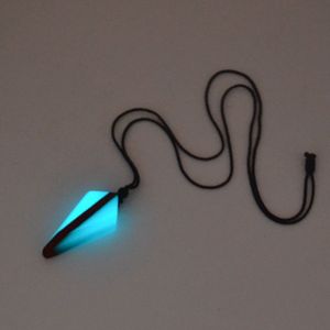 Power-8® Glow in the Dark Ketting - Oude Hout Hars Energie Sieraad - Verlichte Ketting voor Jongens en Meisjes - Unieke Sierlijke Hanger - Cadeau voor Jongen - Unisex ketting - Kerstcadeau