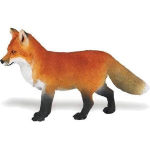 Safari Speelfiguur Vos Junior 8,5 X 5,5 Cm Rood
