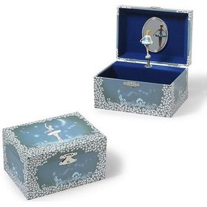 Simply for Kids Sterren Ballerina Juwelen-Muziekdoosje Blauw/Wit