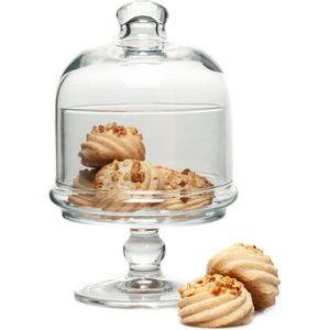 Pasabahce mini glazen patisserie voorraadpot met deksel