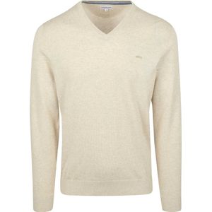 McGregor Trui V-Hals Ecru - Maat 3XL - Heren - Pullovers