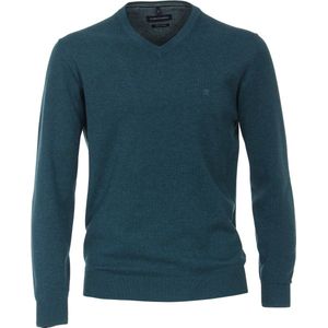 Casa Moda - Pullover Petrol - Heren - Maat M - Regular-fit