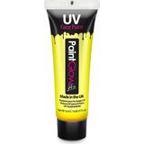 PaintGlow - UV Face & Body paint - Blacklight verf - Festival make up - 12 ml - geel