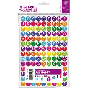 Graine Creative GC Stickers Alfabet 594 Stuks