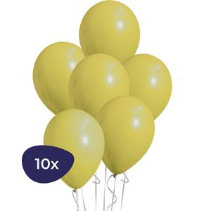 Gele Ballonnen - Helium Ballonnen - Verjaardag Versiering - Feestversiering - 10 stuks
