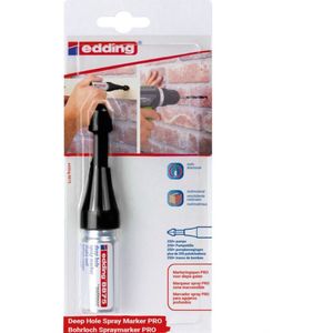 Edding spray marker extra diepe gaten van 45 tot 100mm zwart (ED066527)