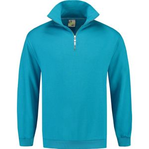 Lemon & Soda zipsweater in de maat 4XL in de kleur turquoise.