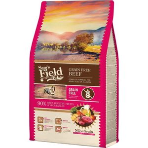 Sam's Field Adult High Meat - Graanvrij - Rund - 2.5 kg