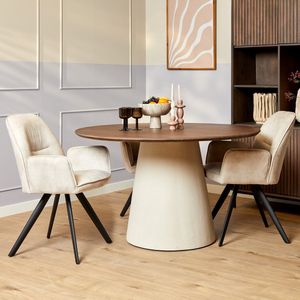 Eettafel Madison Walnut | 150 cm-STF-6762