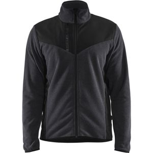 Blaklader 5942-2536 Gebreid vest met softshell - Donkergrijs/Zwart - XXXL