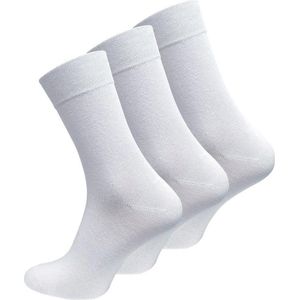 Naadloze sokken - Wit - Maat 43/46 (3 paar) | Diabetes Sokken | Sokken Tegen Oedeem Of Reuma | Kousen Tegen Voetproblemen