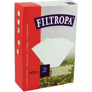 Filtropa Koffiefilters Nr.2 - 100 stuks (Cleverdripper S)