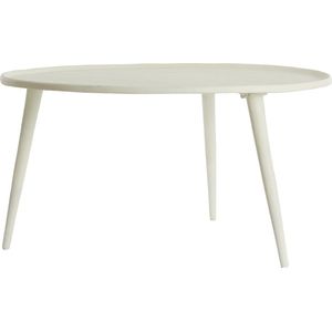 Light & Living Ronde Bijzettafel Babina - 68cm - Crème