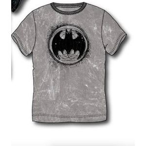 Batman heren t-shirt, volwassenen, licht grijs, maat XL